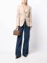Rokh Blazer met open rug Bruin - Thumbnail 2