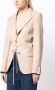 Rokh Blazer met open rug Bruin - Thumbnail 3
