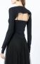 Rokh Blouse met uitgesneden detail Zwart - Thumbnail 4
