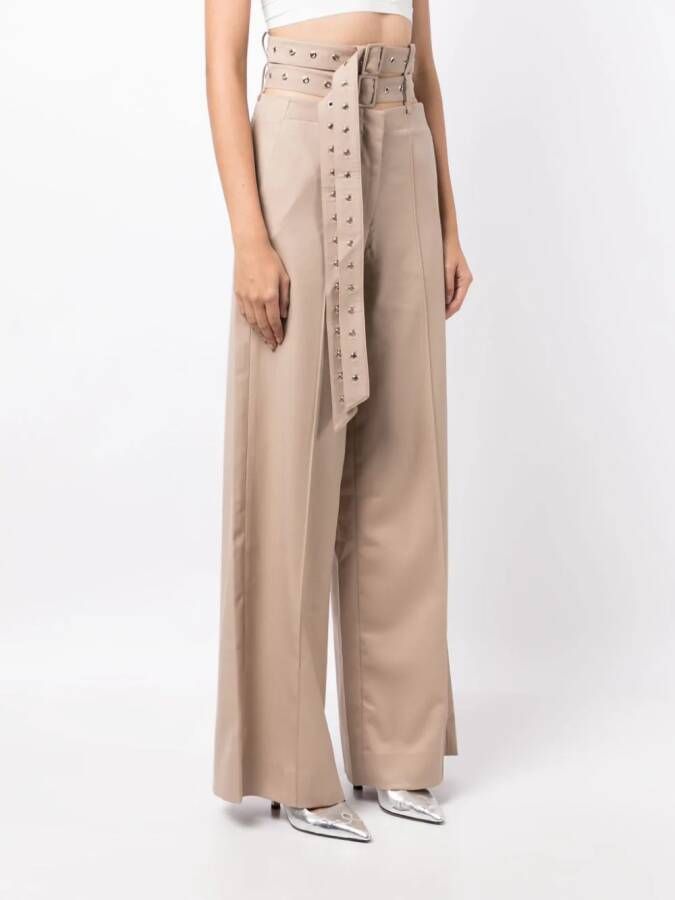 Rokh Broek met ceintuur Beige