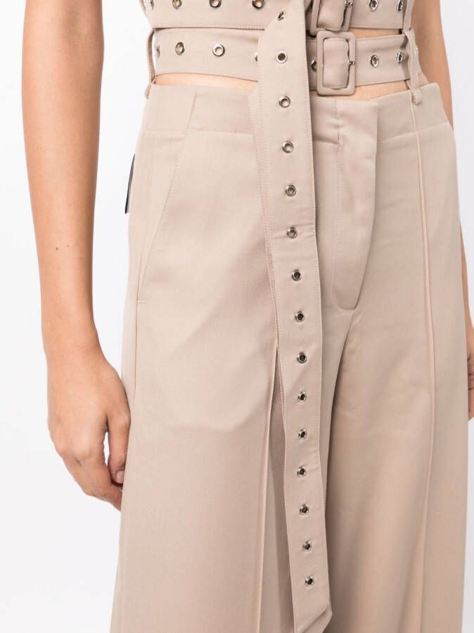 Rokh Broek met ceintuur Beige