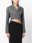 Rokh Cropped blazer Grijs - Thumbnail 3