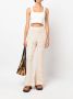 Rokh Flared broek Beige - Thumbnail 2