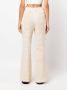 Rokh Flared broek Beige - Thumbnail 4