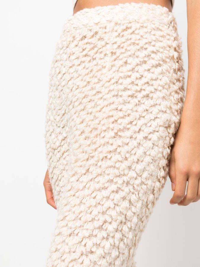 Rokh Flared broek Beige