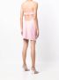 Rokh Mini-jurk met open rug Roze - Thumbnail 4