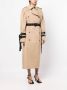Rokh Oversized trenchcoat Bruin - Thumbnail 3