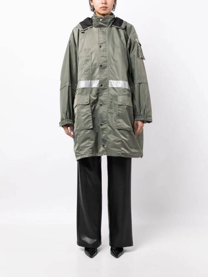 Rokh Parka met capuchon Groen