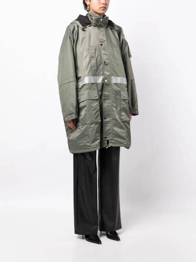 Rokh Parka met capuchon Groen