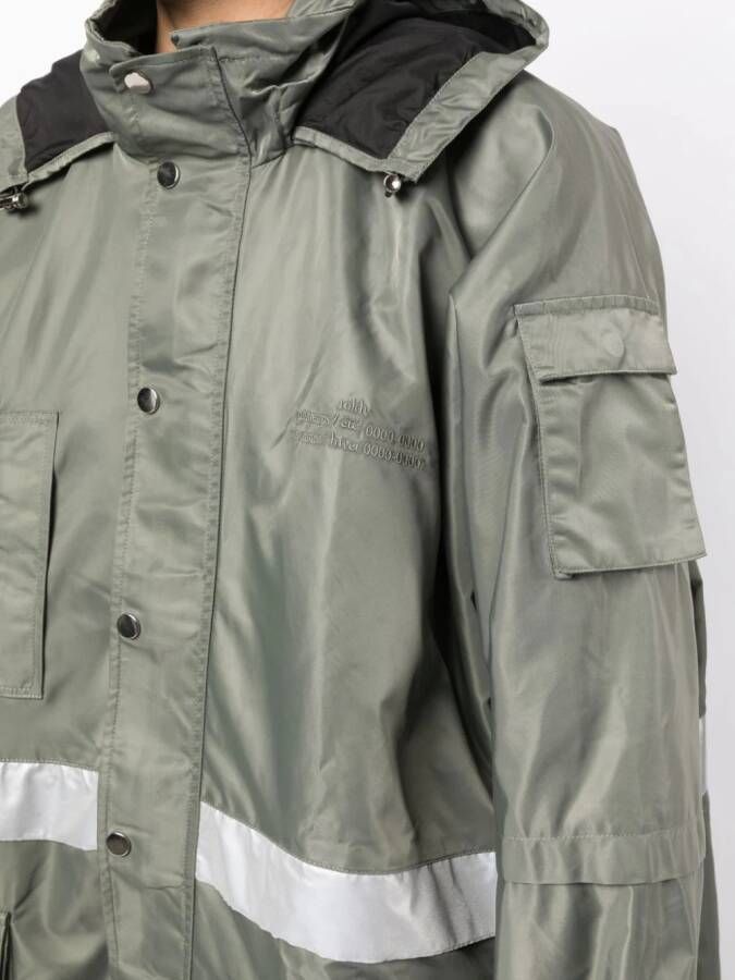 Rokh Parka met capuchon Groen