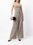 Rokh Taille met pied-de-poule print Bruin - Thumbnail 2