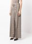 Rokh Taille met pied-de-poule print Bruin - Thumbnail 3