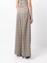 Rokh Taille met pied-de-poule print Bruin - Thumbnail 4
