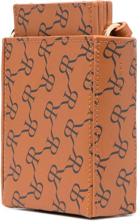 Rokh Tas met monogram Bruin