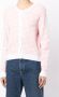Rokh Vest met monogramprint Roze - Thumbnail 3