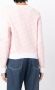 Rokh Vest met monogramprint Roze - Thumbnail 4