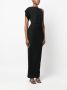 Roland Mouret Asymmetrische maxi-jurk Zwart - Thumbnail 3