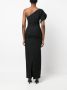 Roland Mouret Asymmetrische maxi-jurk Zwart - Thumbnail 4