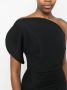 Roland Mouret Asymmetrische maxi-jurk Zwart - Thumbnail 5
