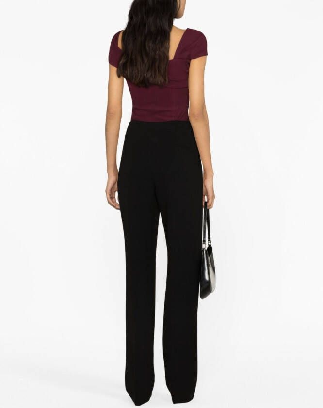 Roland Mouret High waist plooibroek Zwart
