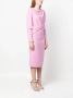 Roland Mouret Gedrapeerde midi-jurk Paars - Thumbnail 3