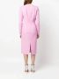 Roland Mouret Gedrapeerde midi-jurk Paars - Thumbnail 4