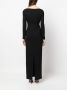 Roland Mouret Maxi-jurk met lange mouwen Zwart - Thumbnail 4