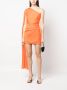 Roland Mouret Gedrapeerde jurk Oranje - Thumbnail 2