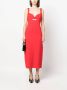 Roland Mouret sleeveless cut-out midi dress Rood - Thumbnail 2