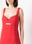 Roland Mouret sleeveless cut-out midi dress Rood - Thumbnail 5