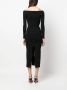 Roland Mouret Maxi-jurk met V-hals Zwart - Thumbnail 4
