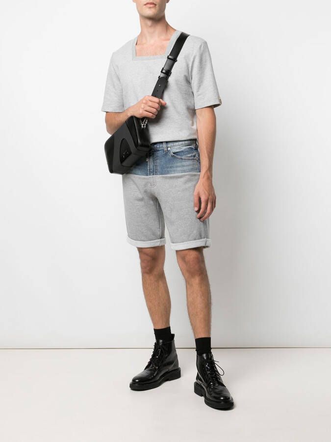 ROMEO HUNTE Denim shorts Blauw