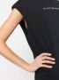 ROMEO HUNTE T-shirt met schoudervullingen Zwart - Thumbnail 5