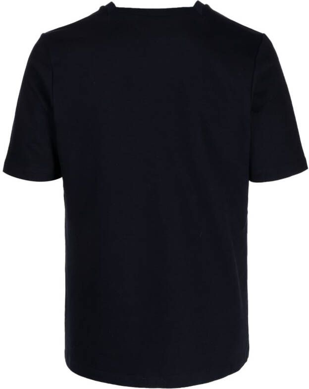 ROMEO HUNTE T-shirt met vierkante hals Blauw