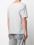 ROMEO HUNTE T-shirt met vierkante hals Grijs - Thumbnail 4