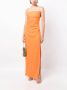 Ronny Kobo Midi-jurk Oranje - Thumbnail 2