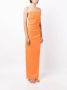 Ronny Kobo Midi-jurk Oranje - Thumbnail 3