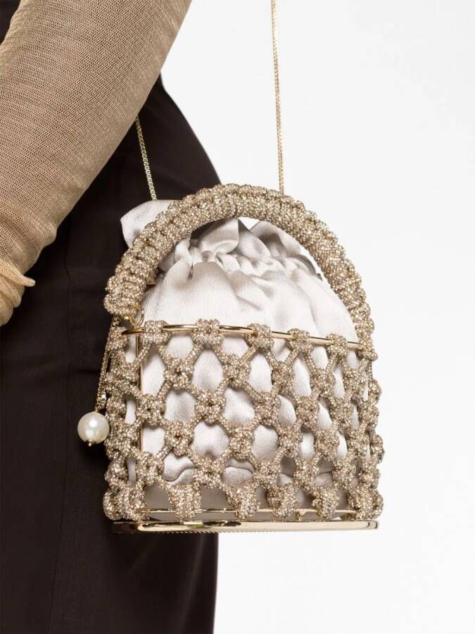 Rosantica Holli shopper verfraaid met kralen Zilver