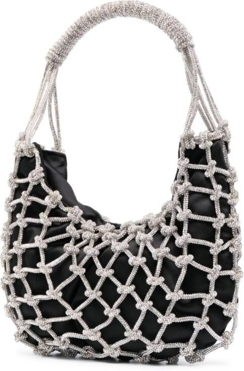 Rosantica Nodi metallic shopper Zwart