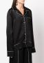 Rosetta Getty Blouse met lange mouwen Zwart - Thumbnail 3
