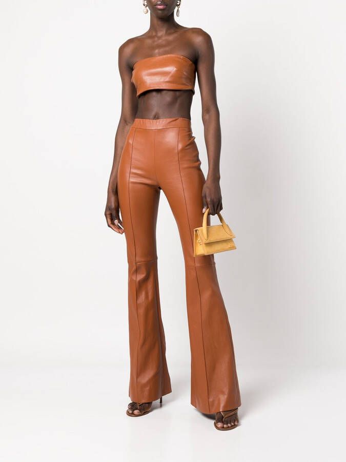 Rosetta Getty Flared broek Bruin