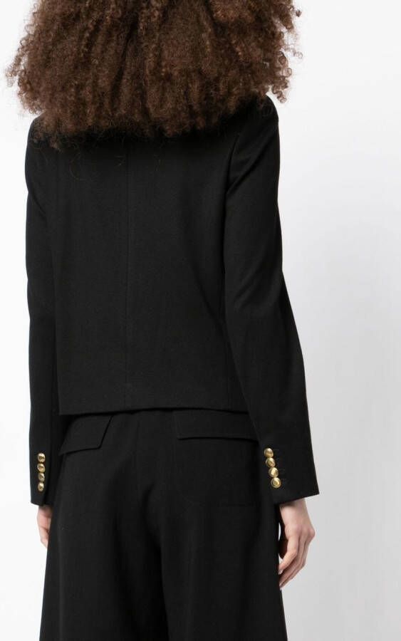 Rosetta Getty Jack met knoopsluiting Zwart