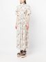 Rosetta Getty Maxi-jurk met bloemenprint Wit - Thumbnail 3