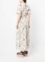 Rosetta Getty Maxi-jurk met bloemenprint Wit - Thumbnail 4