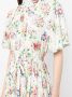 Rosetta Getty Maxi-jurk met bloemenprint Wit - Thumbnail 5