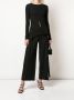 Rosetta Getty Pull on cropped rechte broek dames katoen XS Zwart - Thumbnail 2