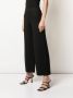 Rosetta Getty Pull on cropped rechte broek dames katoen XS Zwart - Thumbnail 3