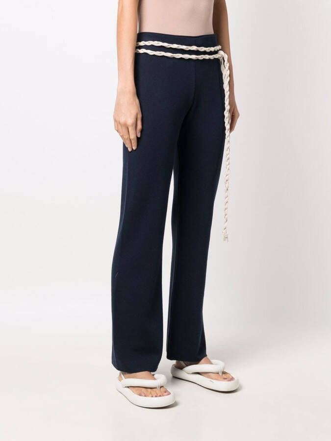Rosie Assoulin Straight broek Blauw