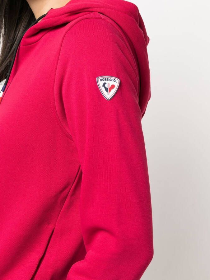 Rossignol Hoodie met logoplakkaat Roze