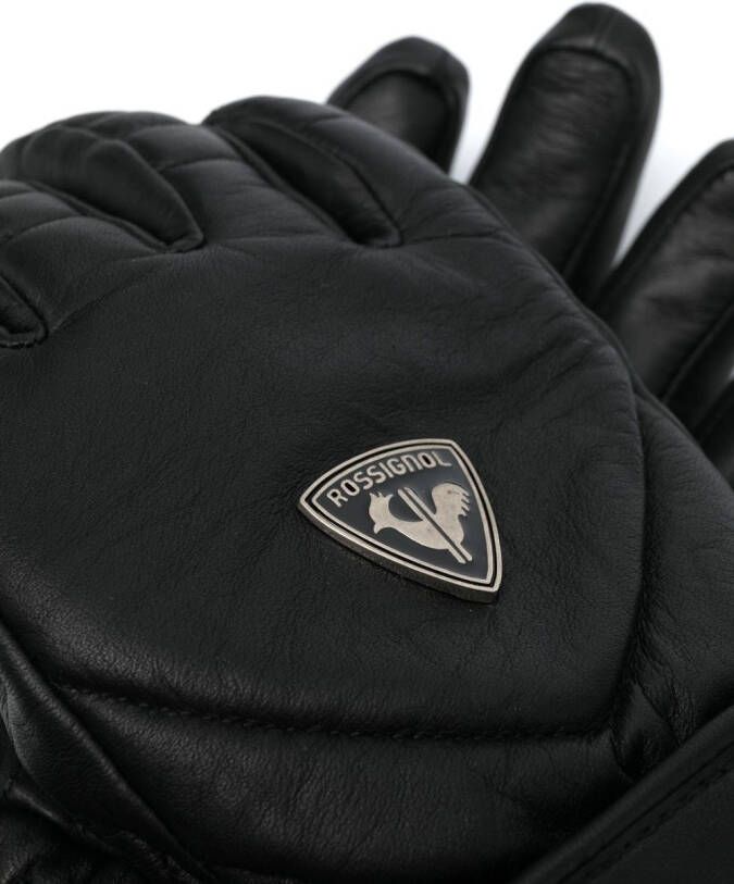 Rossignol Handschoenen met logopatch Zwart